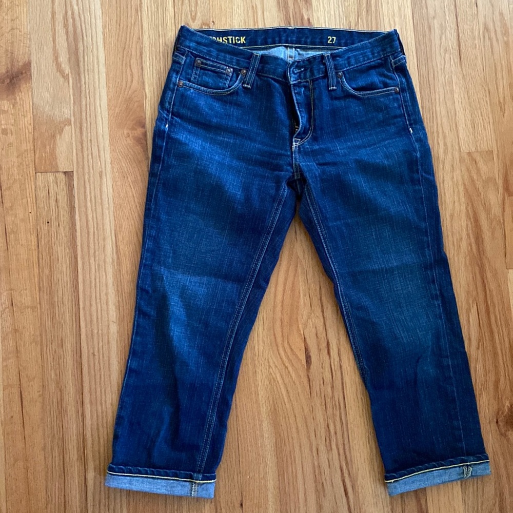 J. Crew matchstick cropped Jeans in excellent condition!